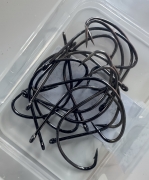 Black King Wide Gap Hook, Lure Fishing Hook, Specialized Saltwater Fishing Hook, High Anti-Rust Coating.
